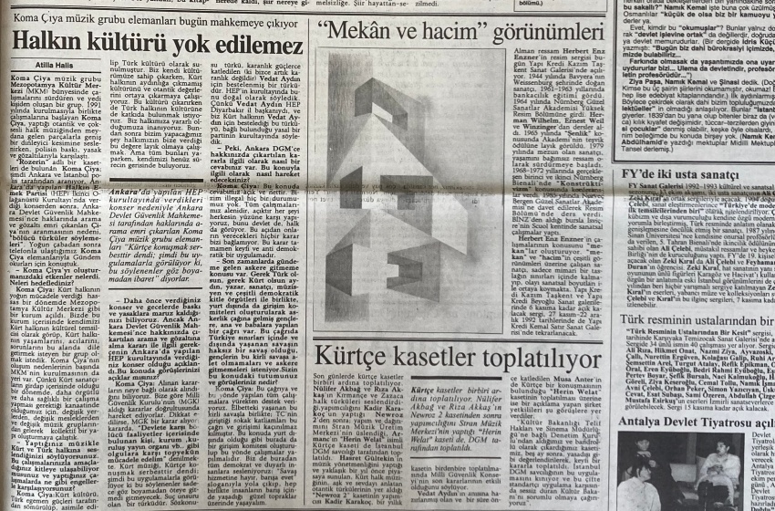 Halkın Kültürü yok edilemez