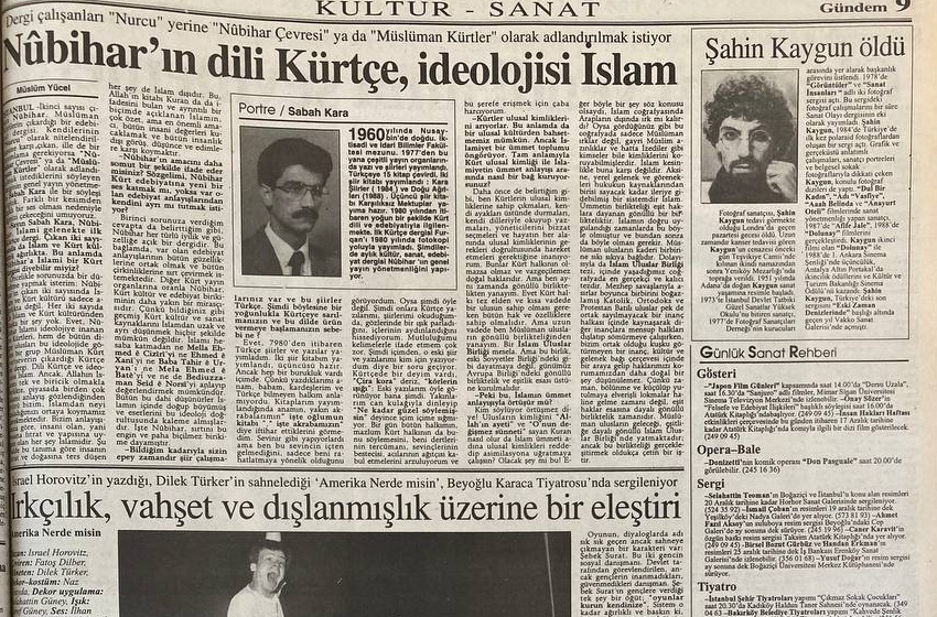 Nûbihar’ın dili Kürtçe, ideolojisi İslam
