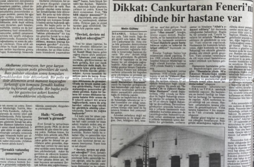 Dikkat: Cankurtaran Feneri’nin dibinde bir hastane var